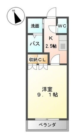 羽犬塚駅 徒歩59分 1階の物件間取画像